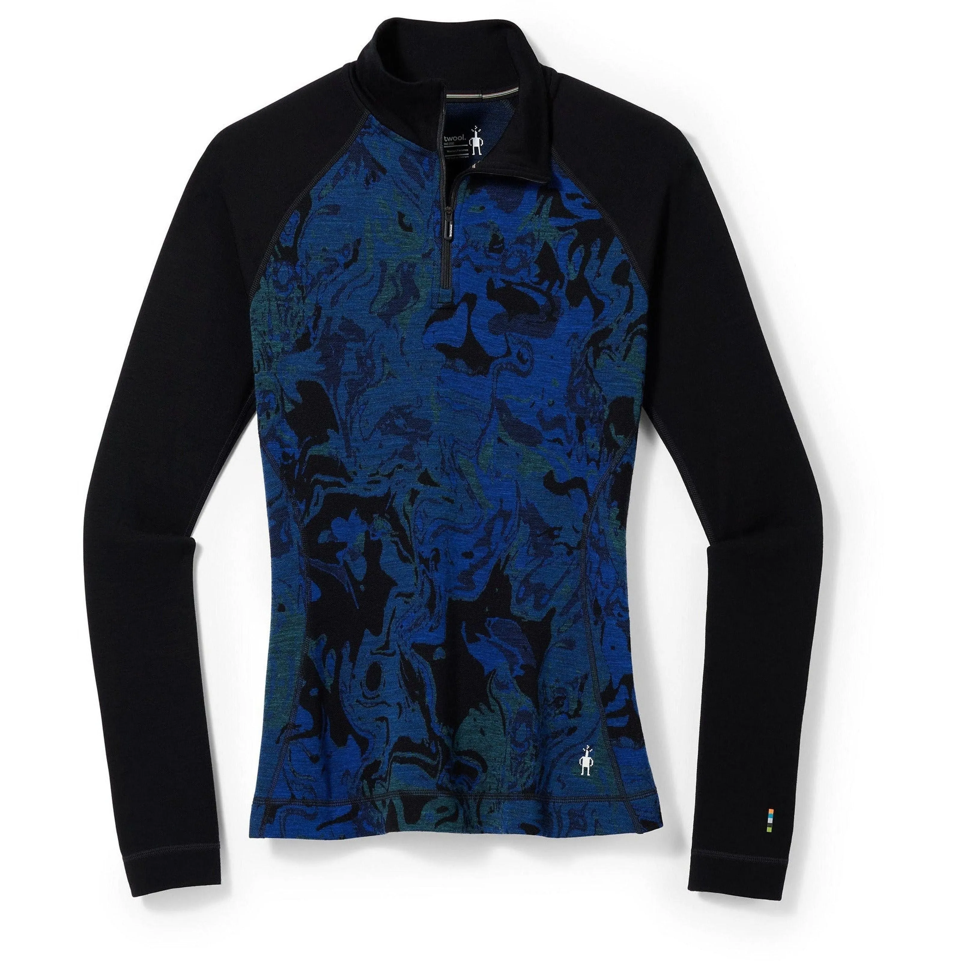 Smartwool Womens Classic Thermal Merino Base Layer Pattern 1/4 Zip