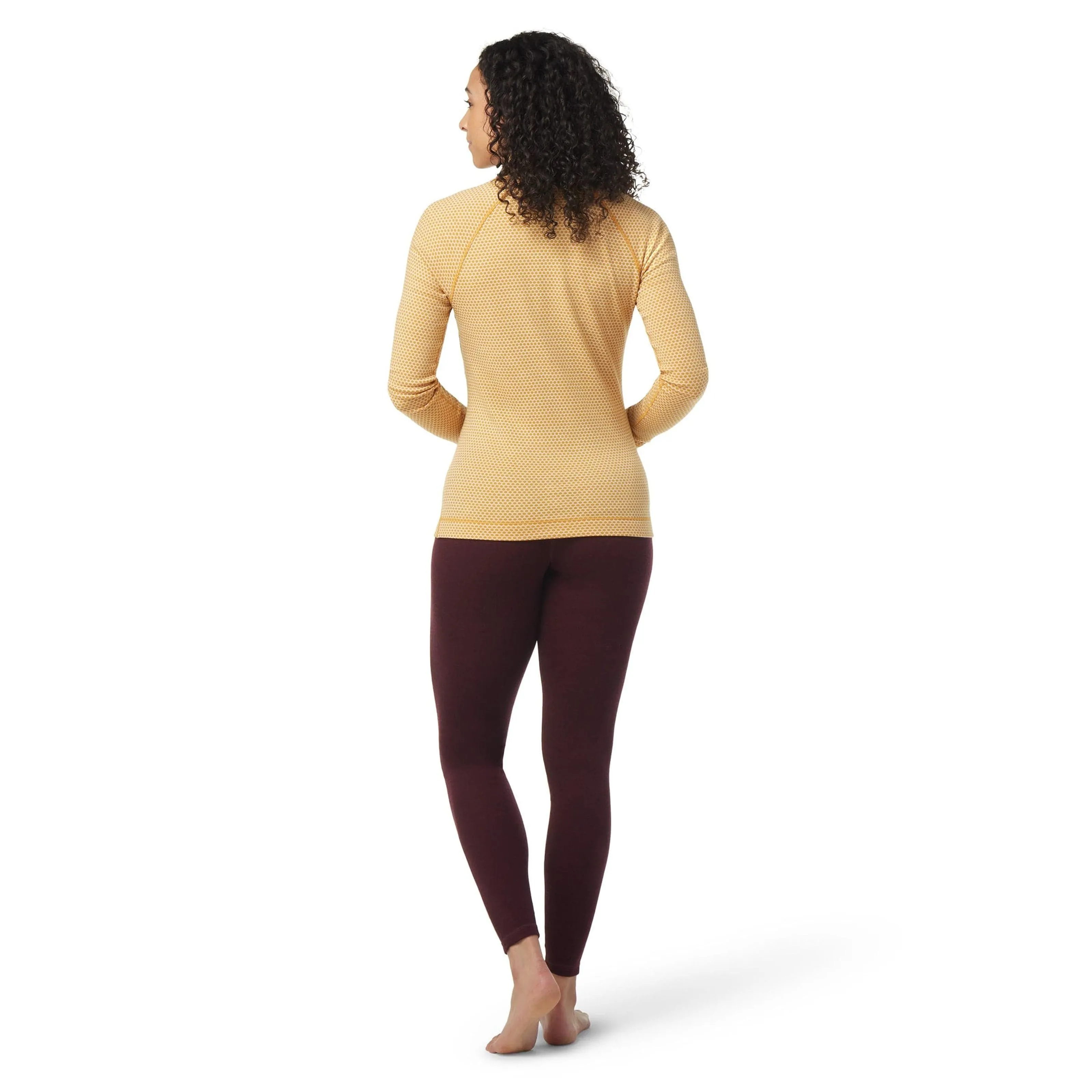 Smartwool Womens Classic Thermal Merino Base Layer Pattern 1/4 Zip
