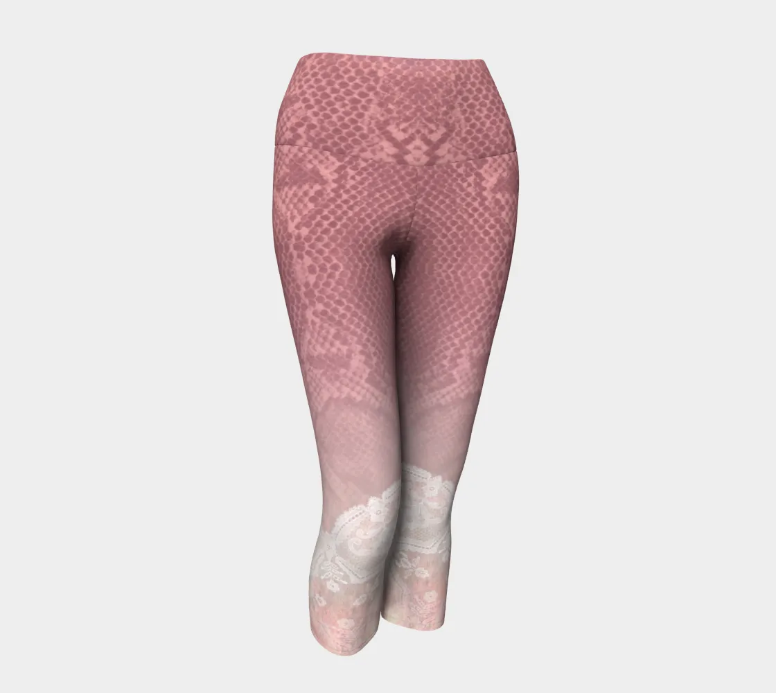 Snakeskin & Lace Capri