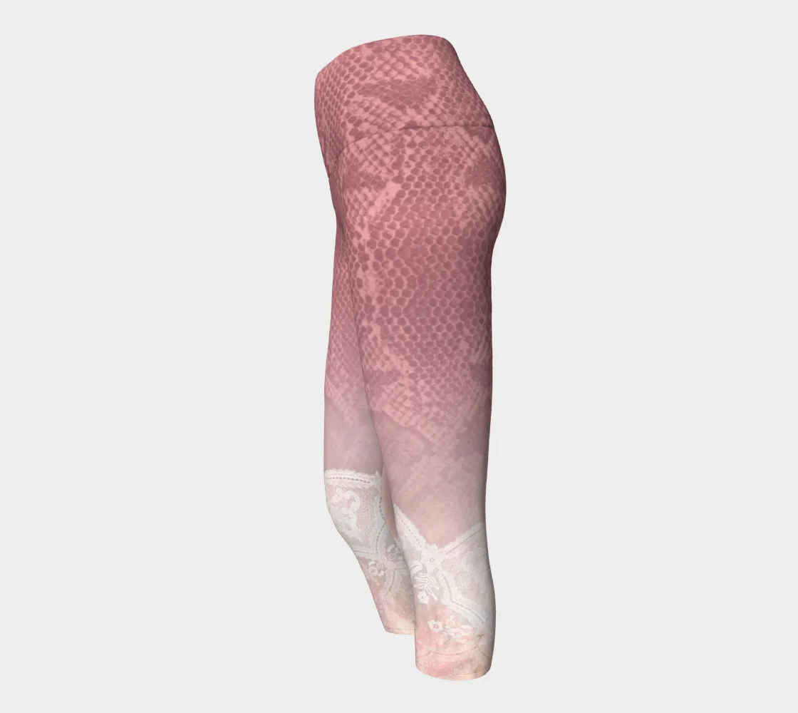 Snakeskin & Lace Capri