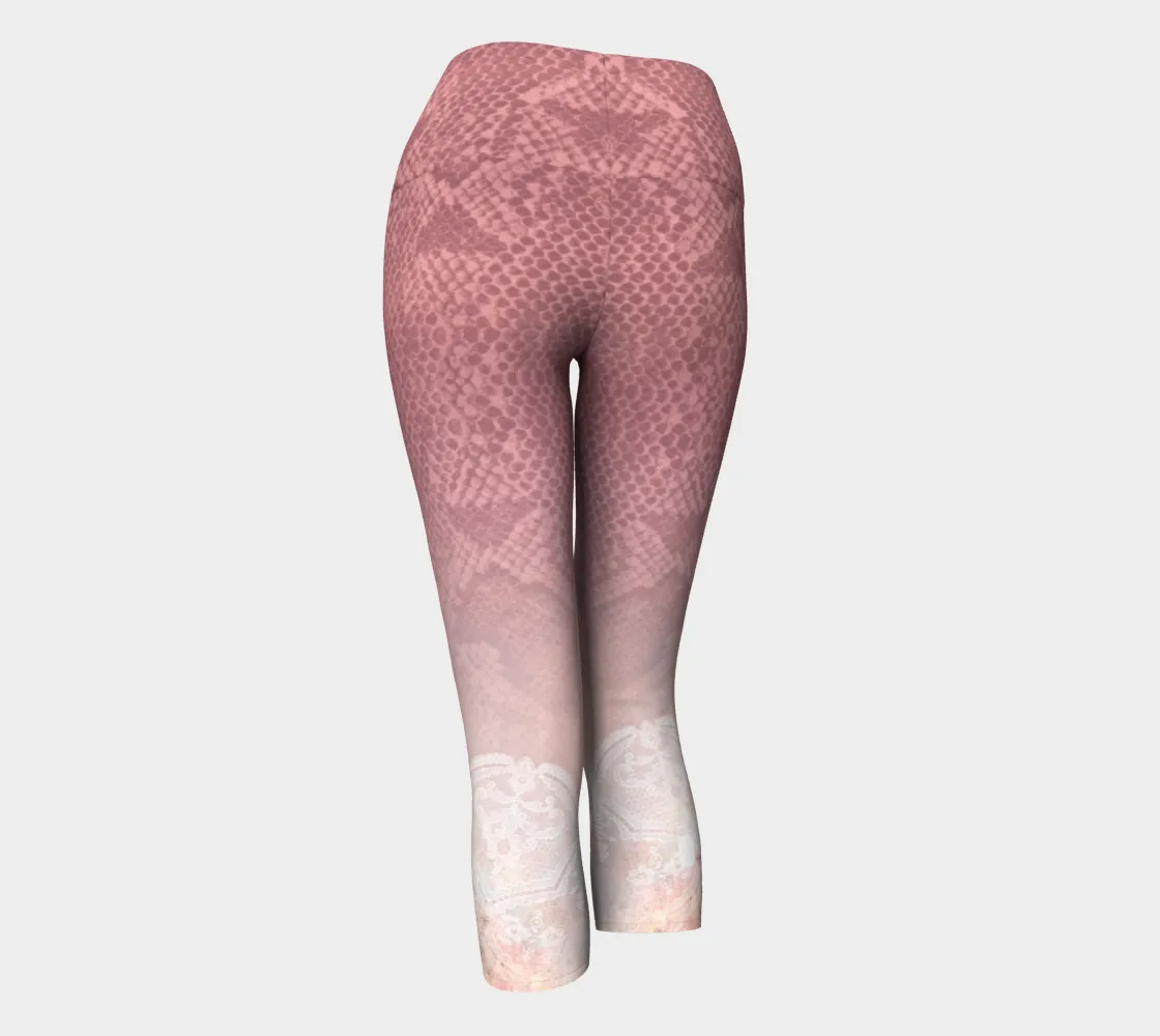 Snakeskin & Lace Capri