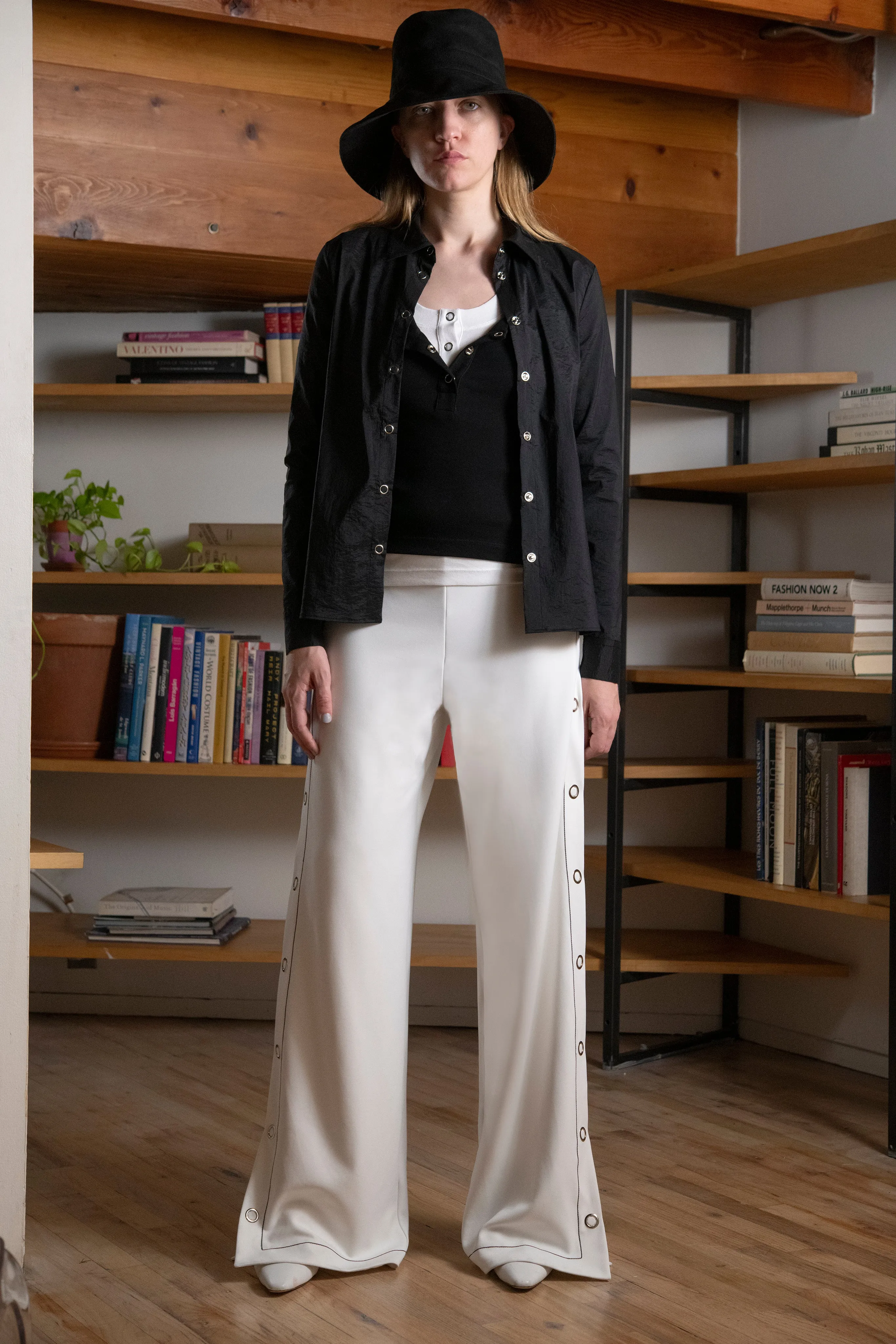 SNAP STRAIGHT LEG PANT