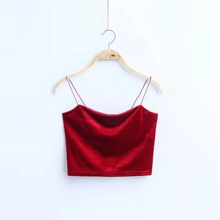So Seductive Velvet Crop