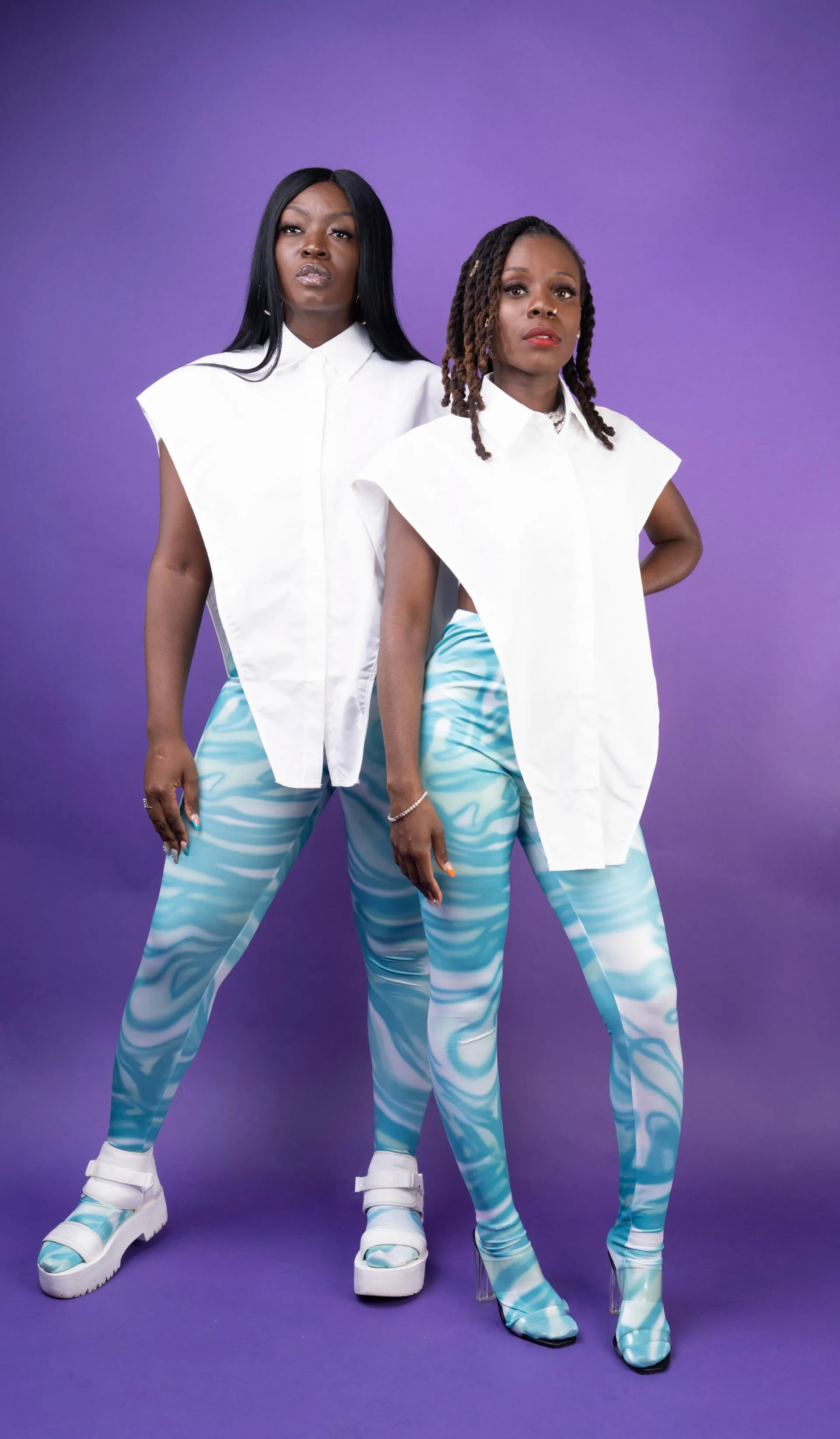 So Wavy leggings(Blue)