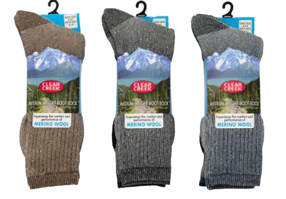 Socks-Men's Clear Creek Wool Blend Boot Sock