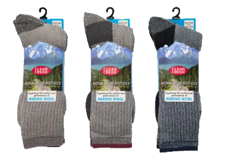 Socks-Men's Clear Creek Wool Blend Boot Sock