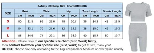Sofkiny Womens 2 Piece Sports Outfit Tracksuit Shirt Shorts Jogger Sportswear Set Activewear