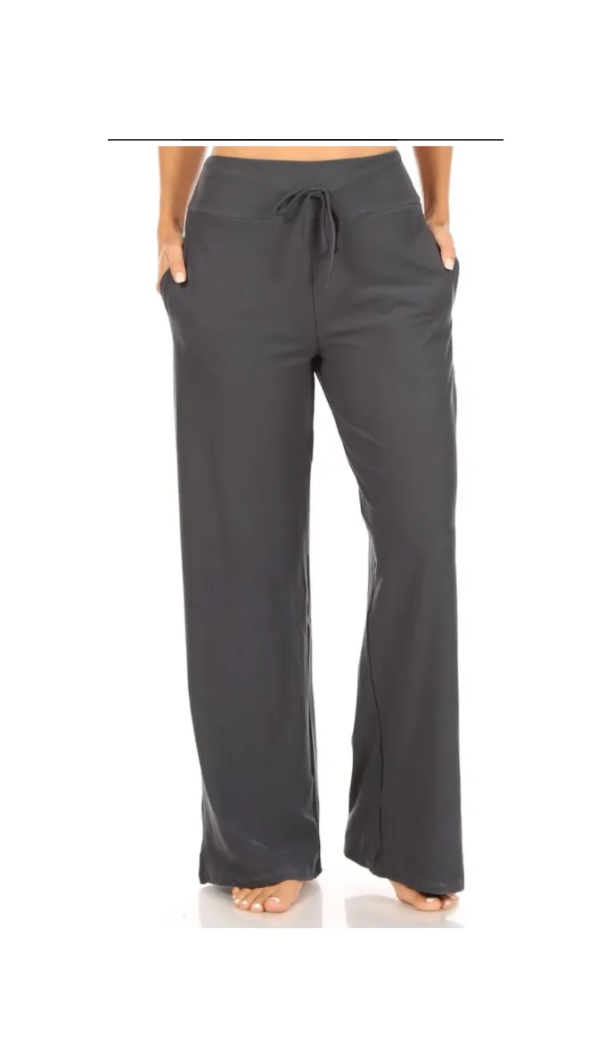 Solid Black Lounge/Sleep Pant