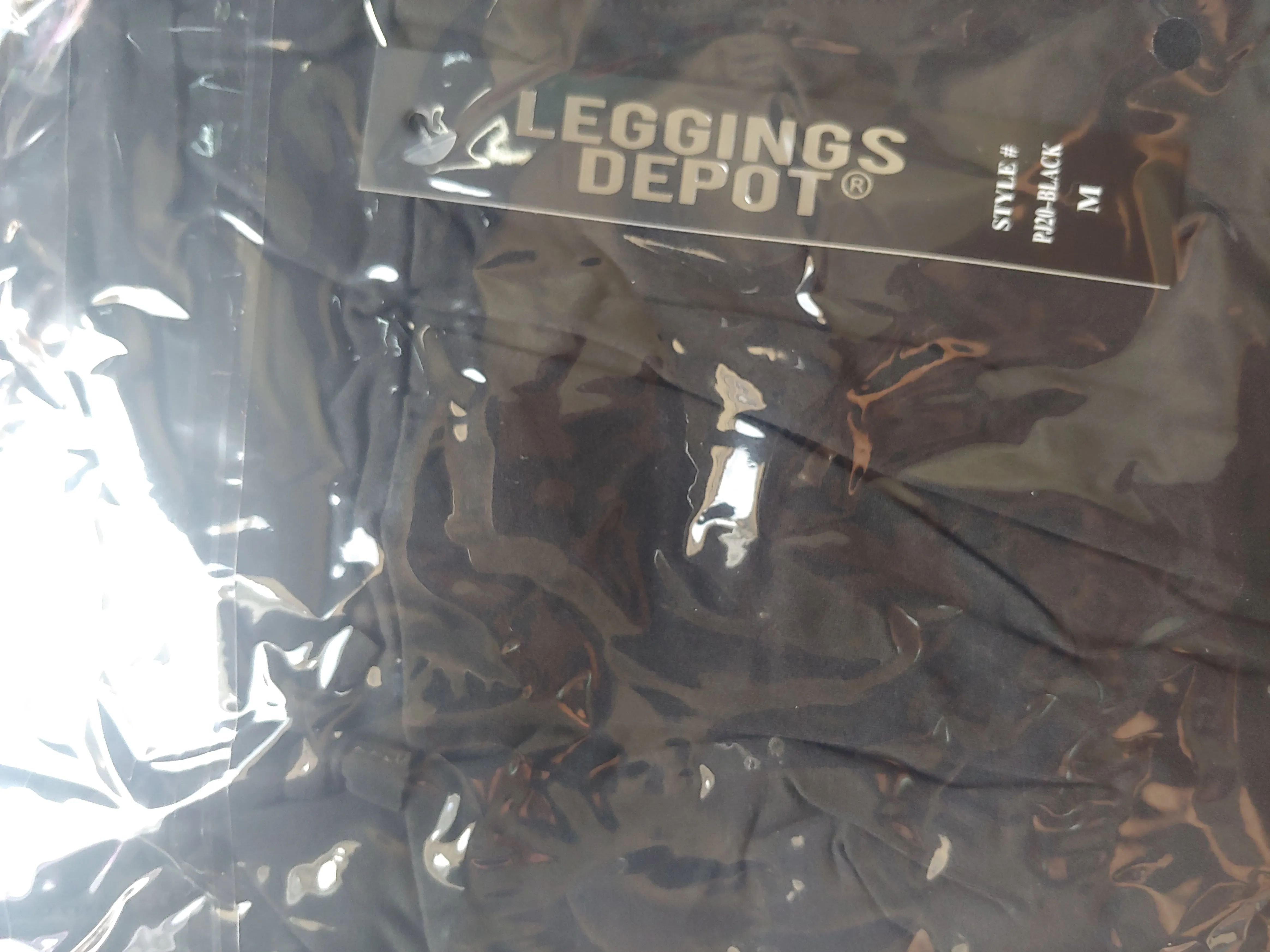 Solid Black Lounge/Sleep Pant