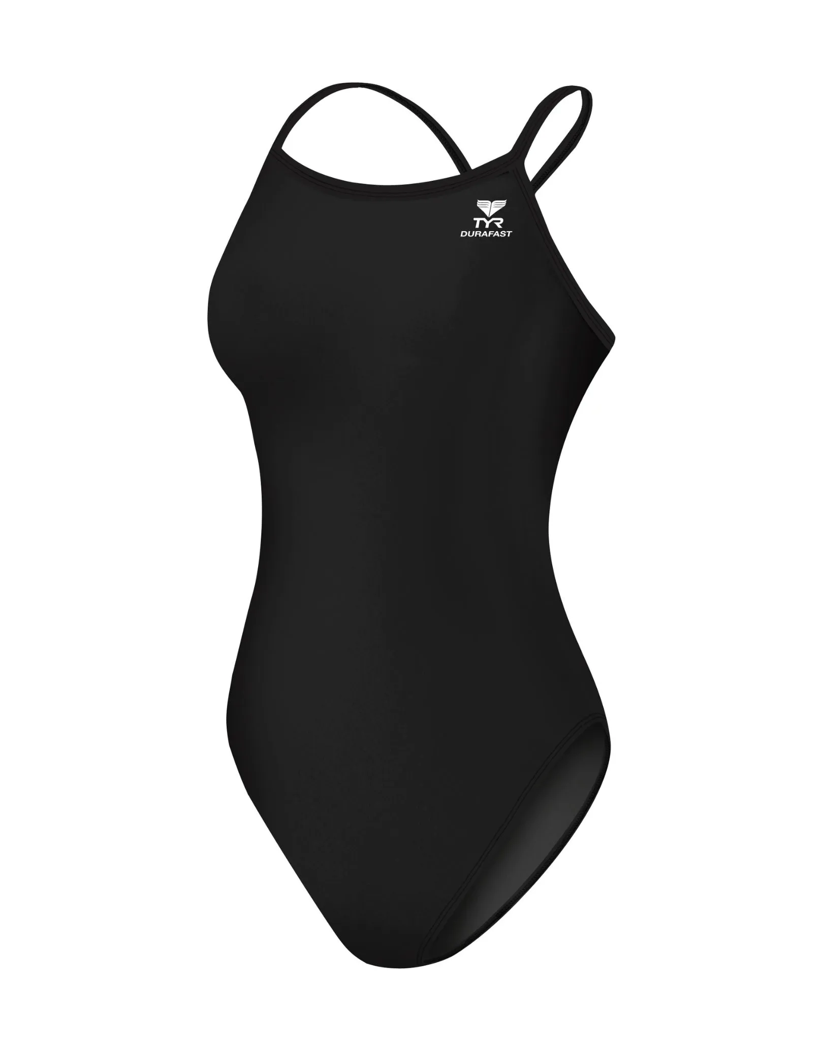 Solid Durafast Elite Diamondfit Swimsuit - Black