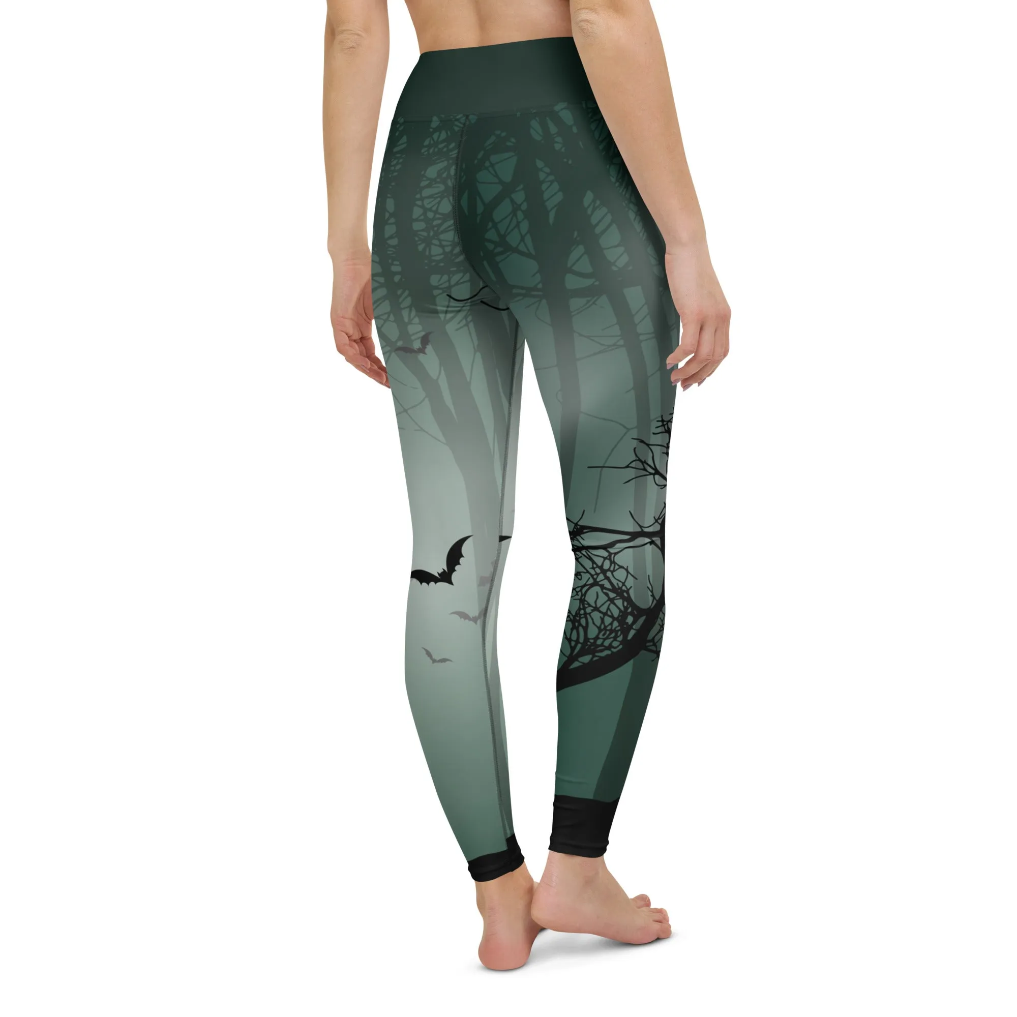 Spooky Woods High-waist Yoga Leggings