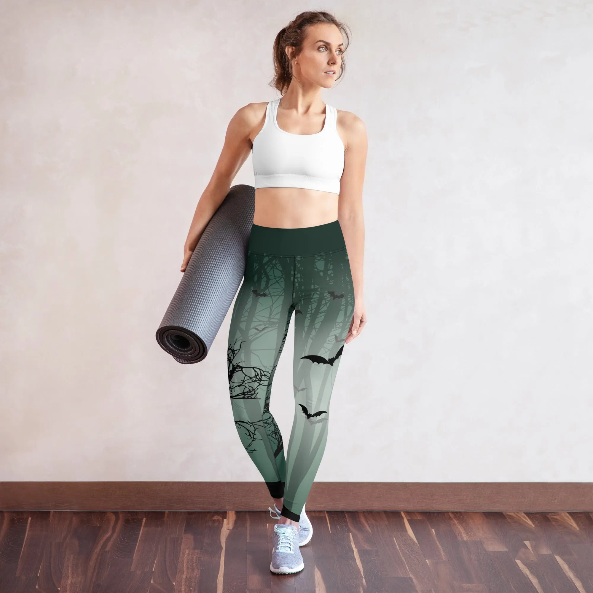 Spooky Woods High-waist Yoga Leggings