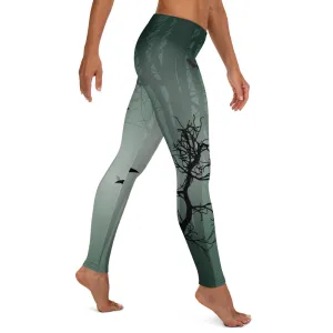 Spooky Woods Mid-waist Leggings