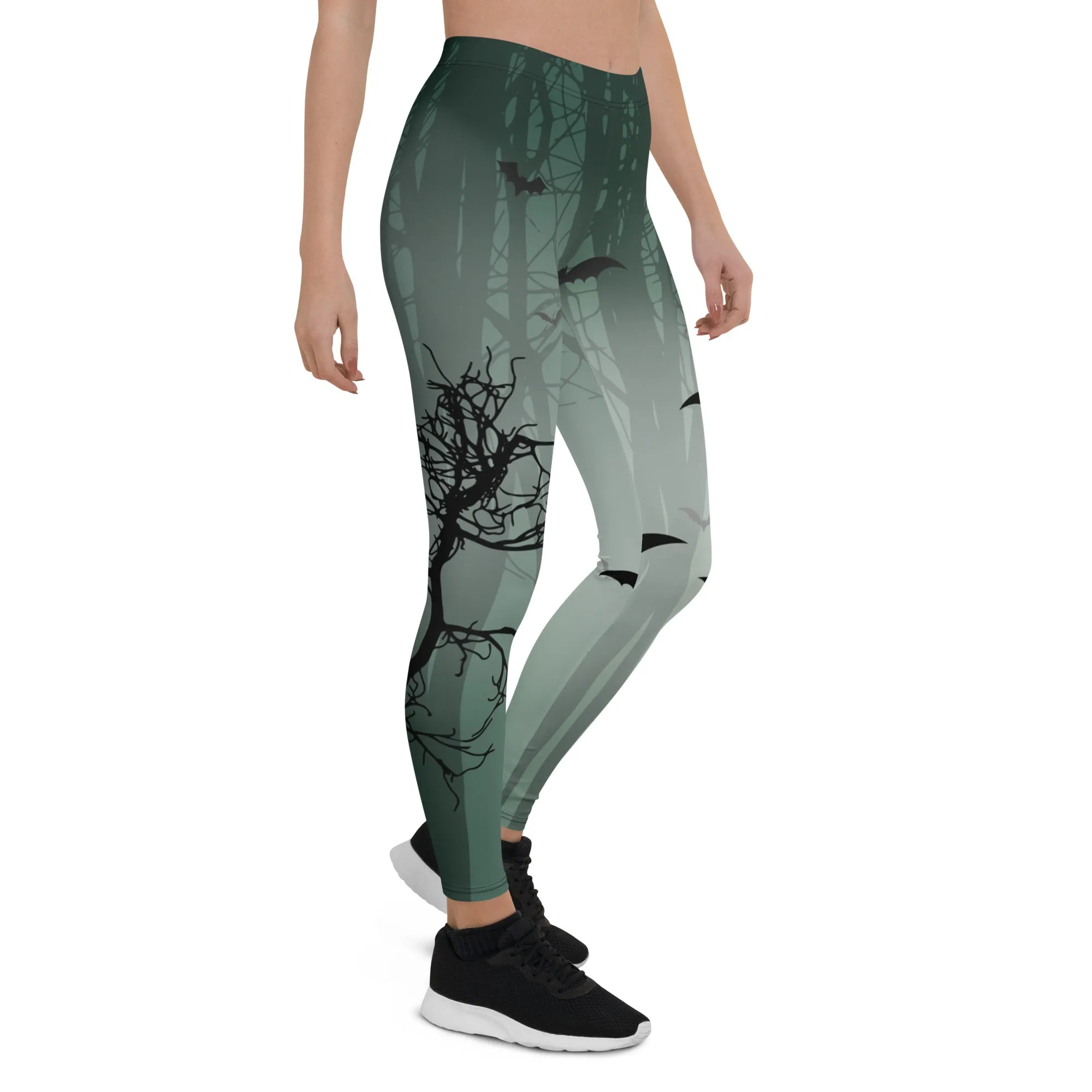 Spooky Woods Mid-waist Leggings