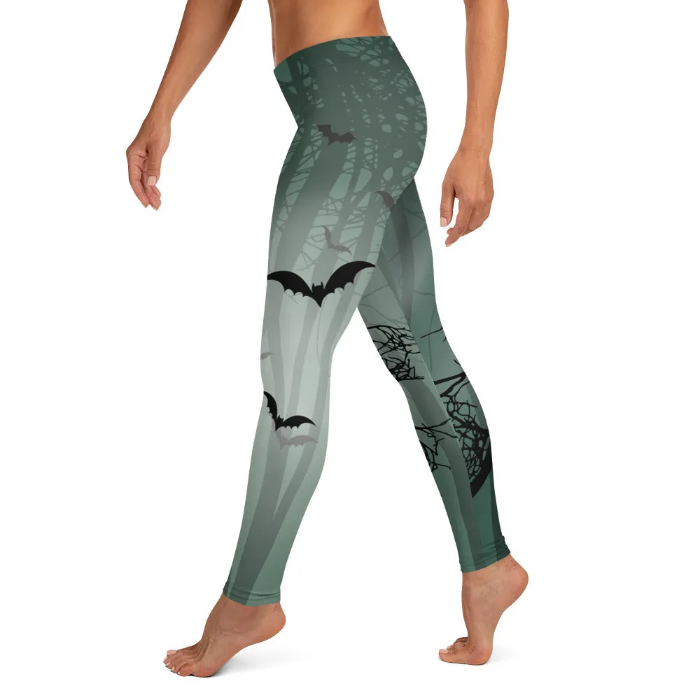 Spooky Woods Mid-waist Leggings