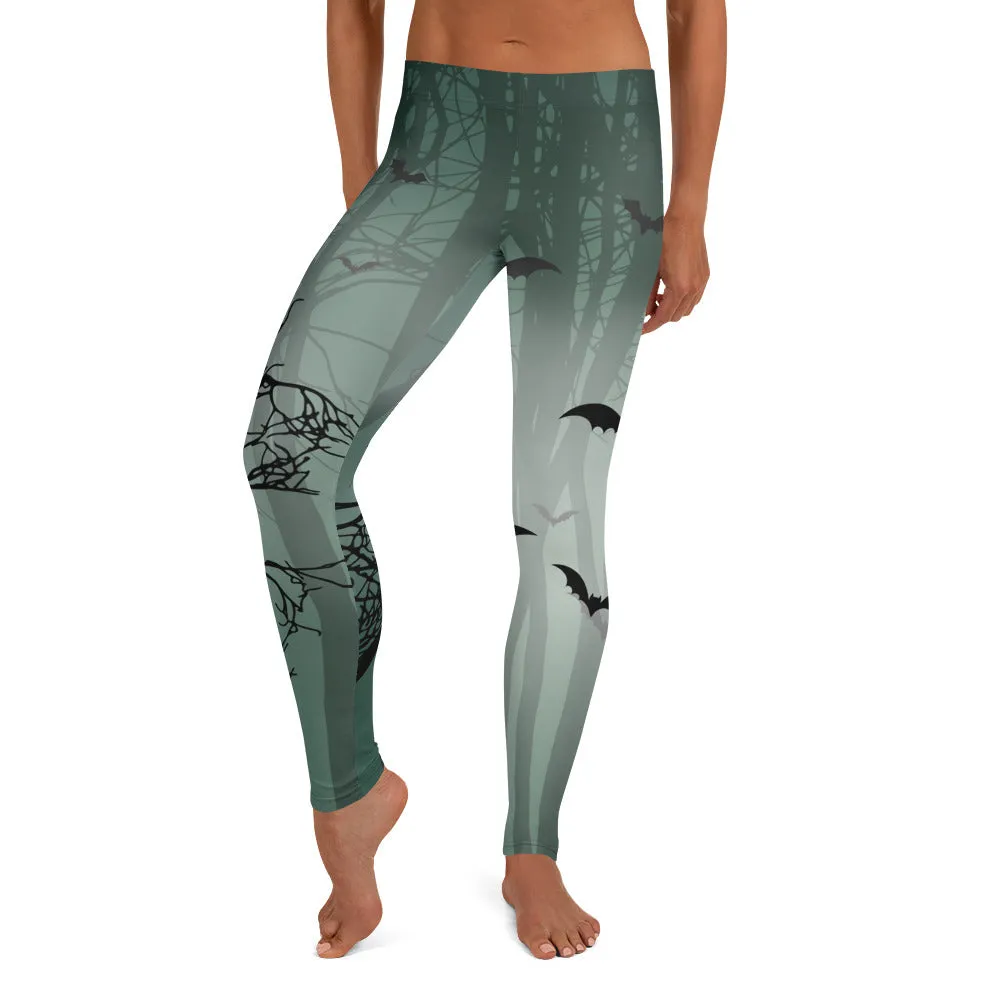 Spooky Woods Mid-waist Leggings