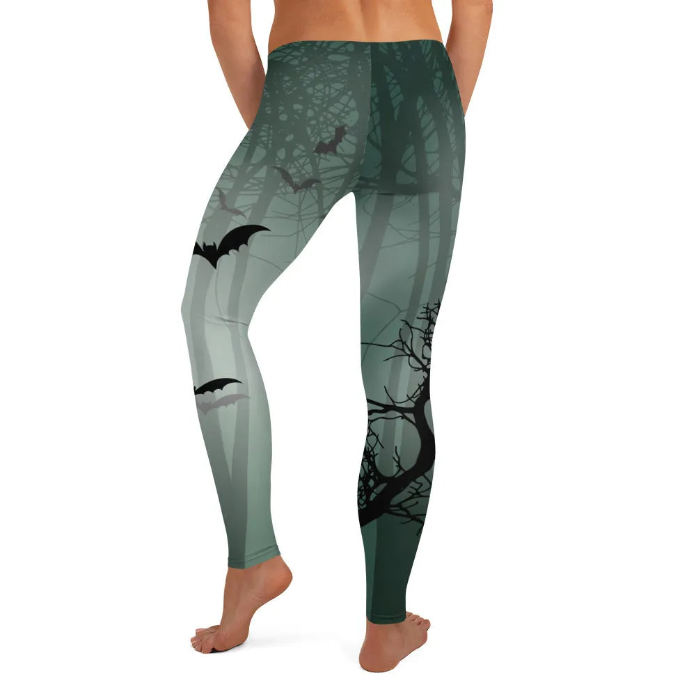 Spooky Woods Mid-waist Leggings