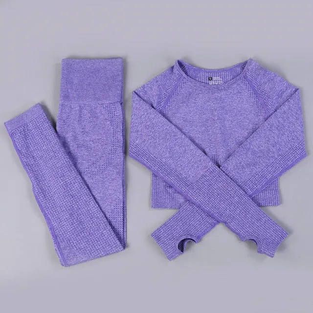 Sport Set Seamless Yoga Set Women Tracksuits Sportswear