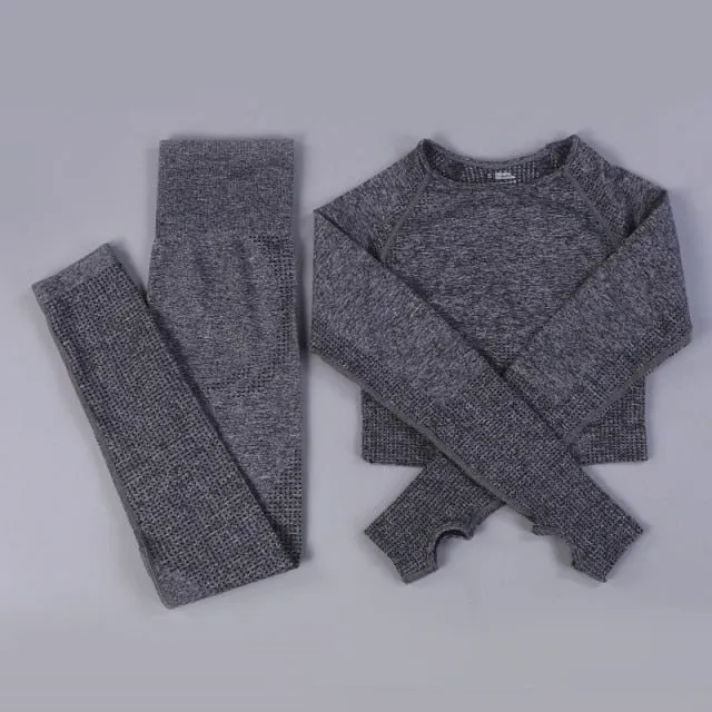 Sport Set Seamless Yoga Set Women Tracksuits Sportswear