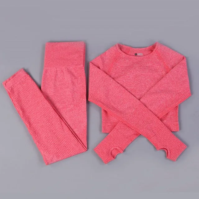 Sport Set Seamless Yoga Set Women Tracksuits Sportswear