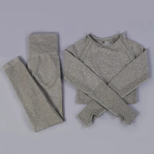 Sport Set Seamless Yoga Set Women Tracksuits Sportswear