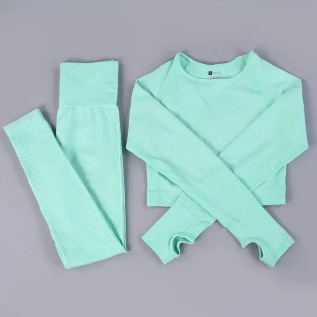 Sport Set Seamless Yoga Set Women Tracksuits Sportswear