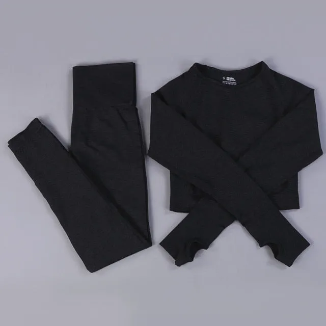 Sport Set Seamless Yoga Set Women Tracksuits Sportswear