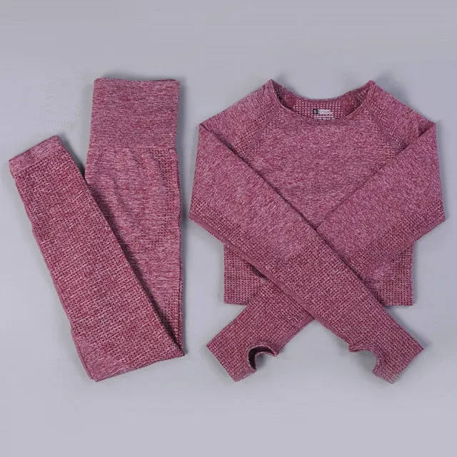 Sport Set Seamless Yoga Set Women Tracksuits Sportswear