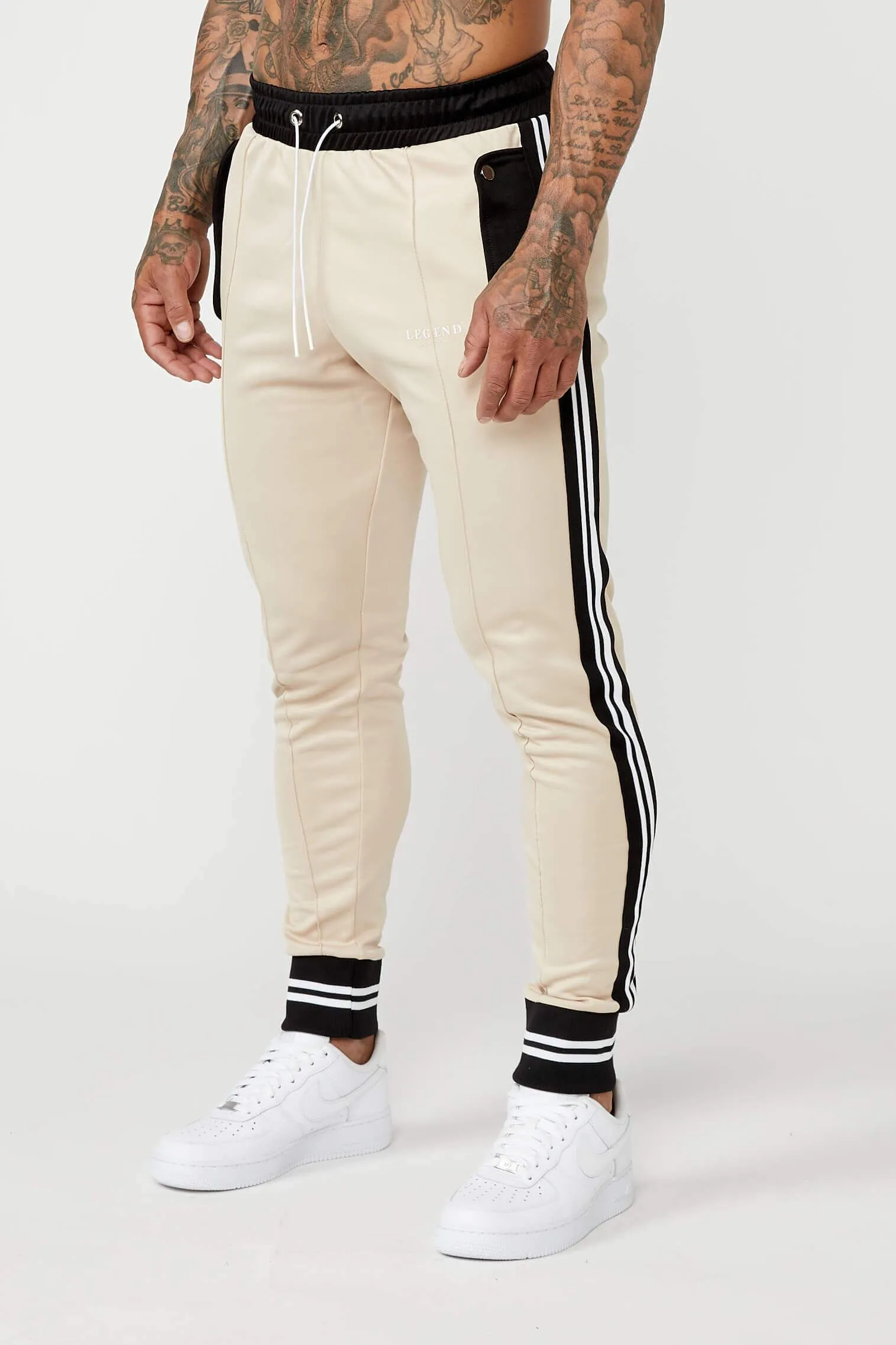 Sports Tracksuit Jogger - Cream