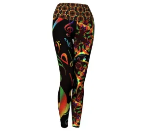 Staccato - Music Yoga Leggings