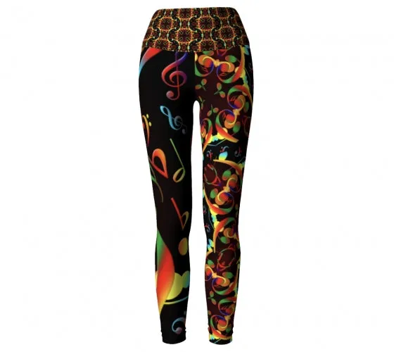 Staccato - Music Yoga Leggings