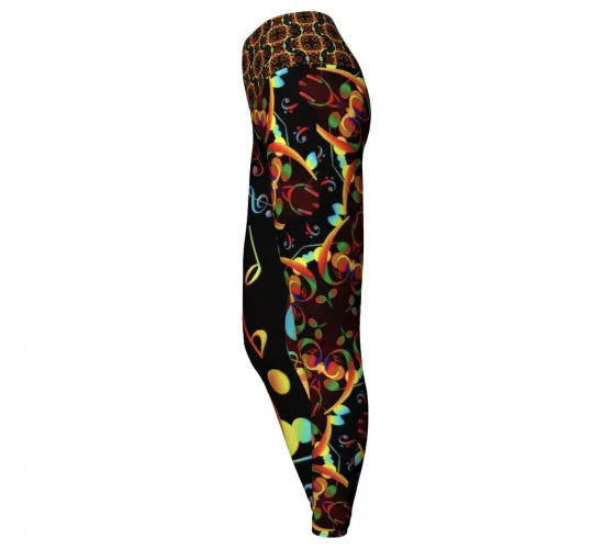 Staccato - Music Yoga Leggings