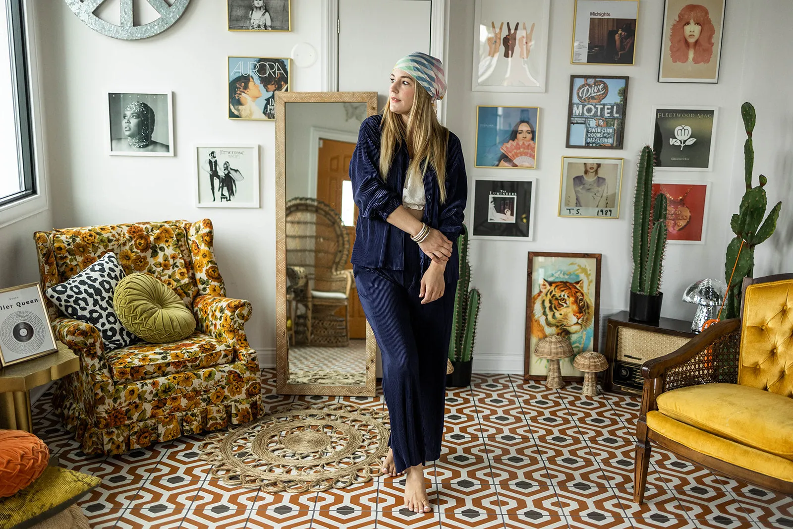stacy straight leg pants in navy