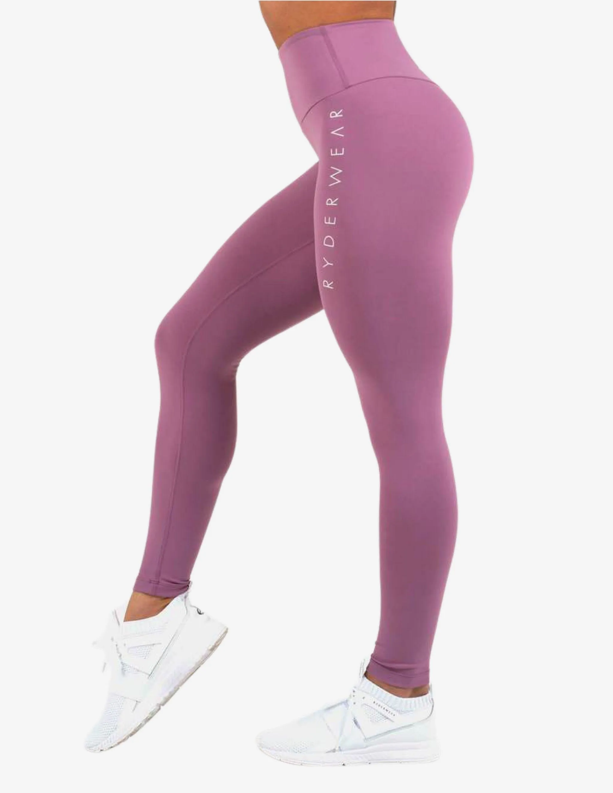 STAPLES SCRUNCH BUM LEGGINGS PURPLE