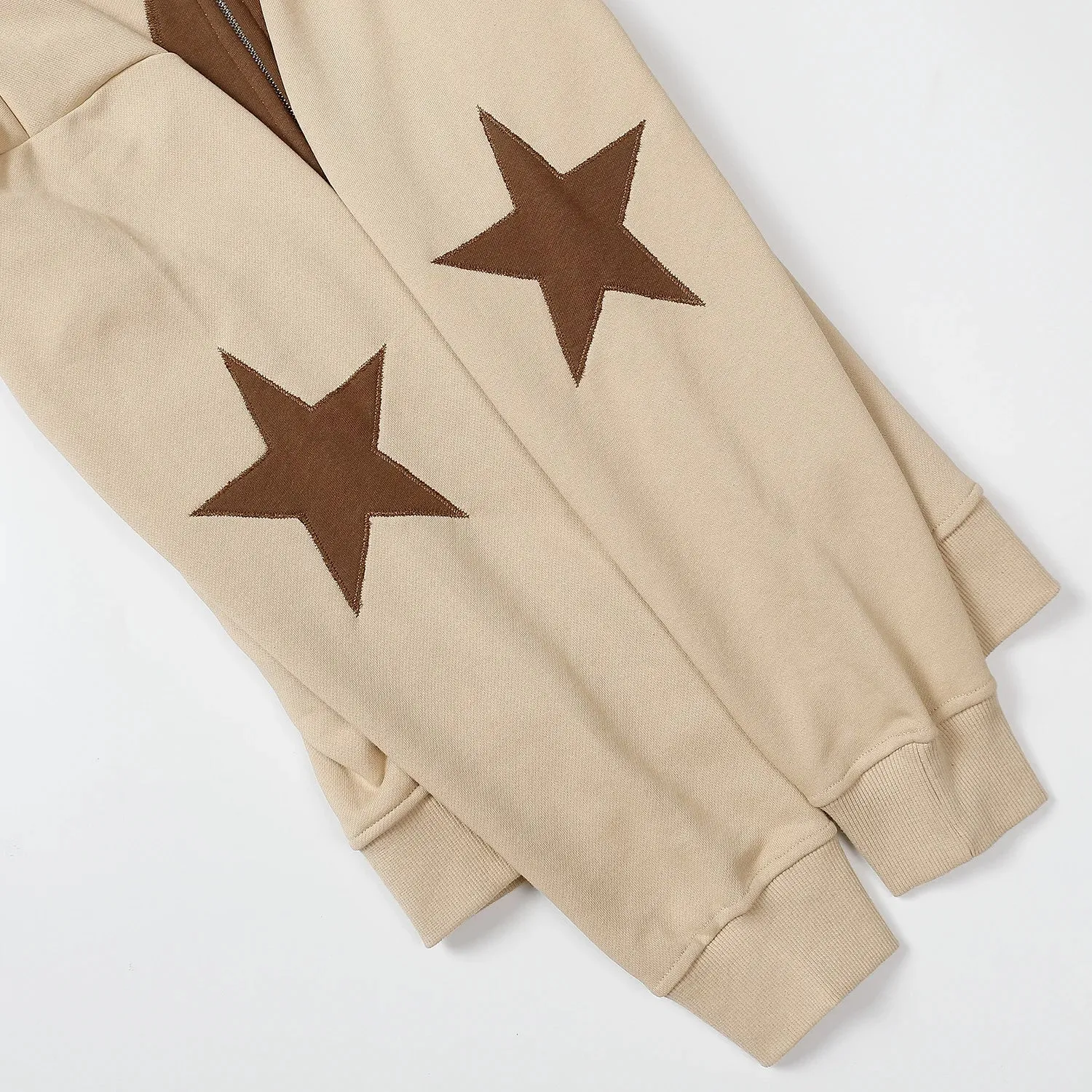 Star Graphic Patch Hoodies