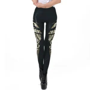 Steampunk Gear of War Printed Leggings