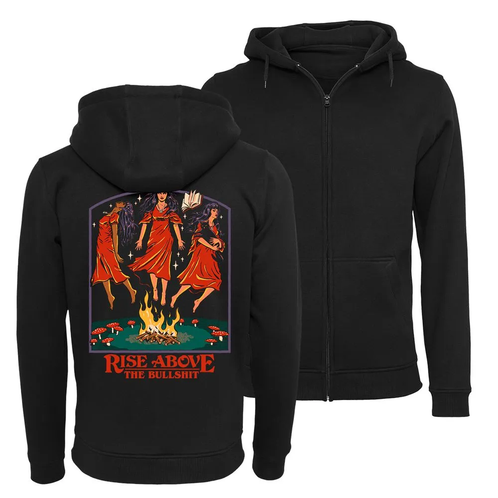Steven Rhodes - Rise above Bullshit - Zip-Hoodie