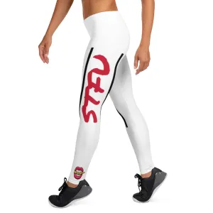 STFU Classic Logo Leggings - White
