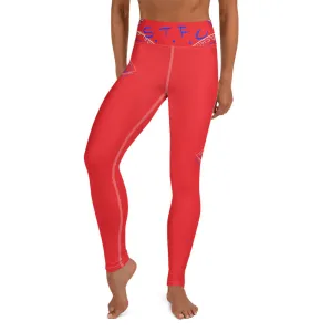 S.T.F.U Red Trim Yoga Leggings
