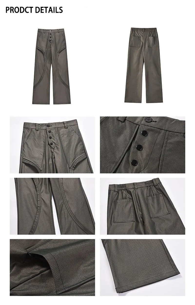 Straight Leg Casual Pants