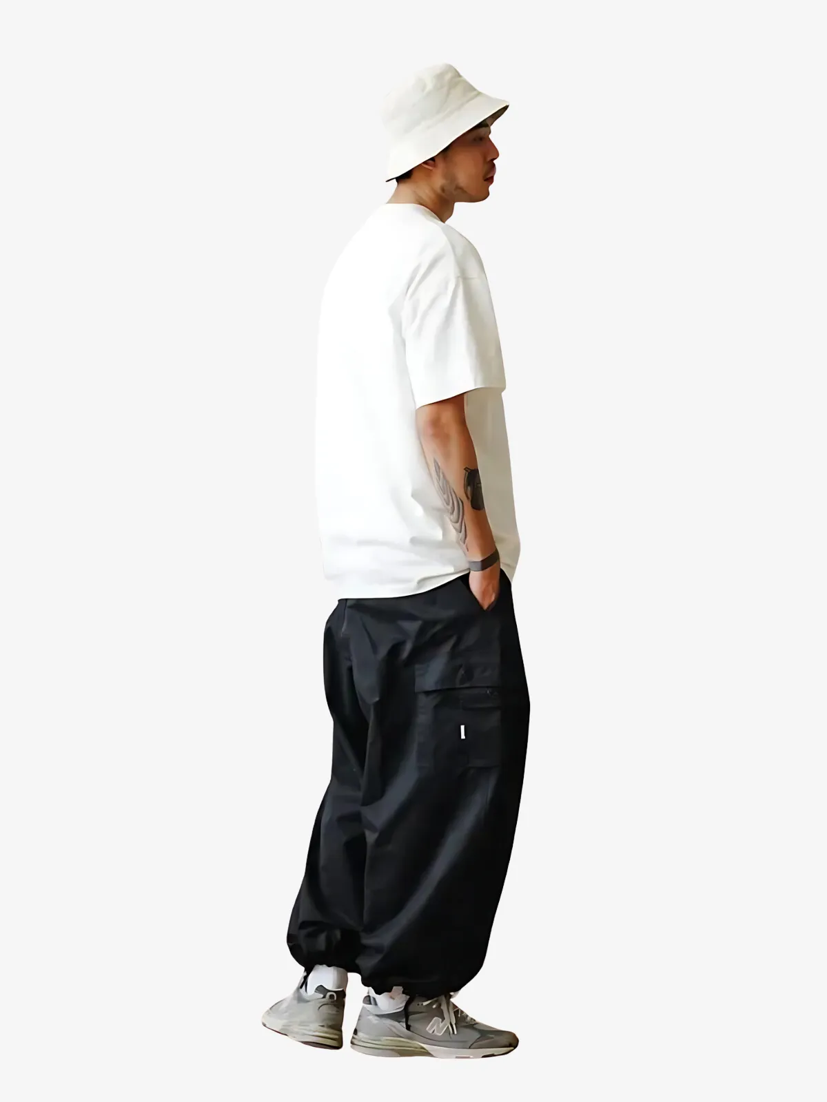 STRAIGHT LEG WIDE PANTS