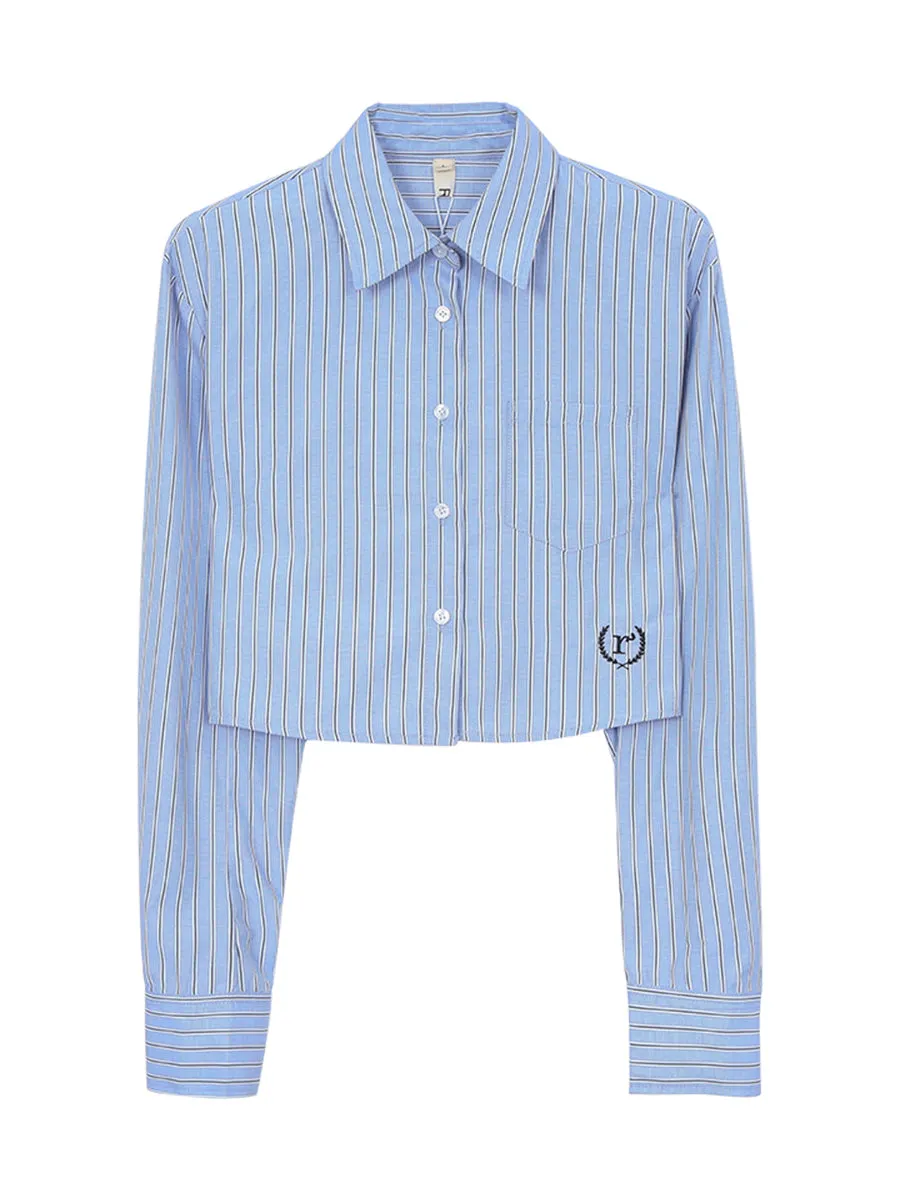 striped French shirt tops