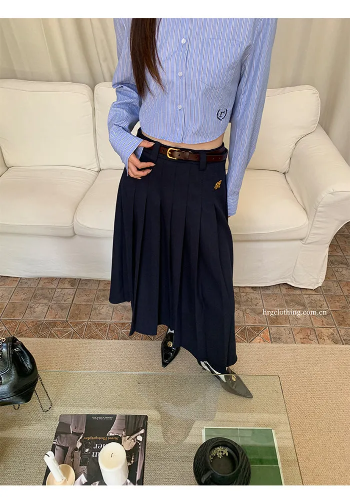 striped French shirt tops