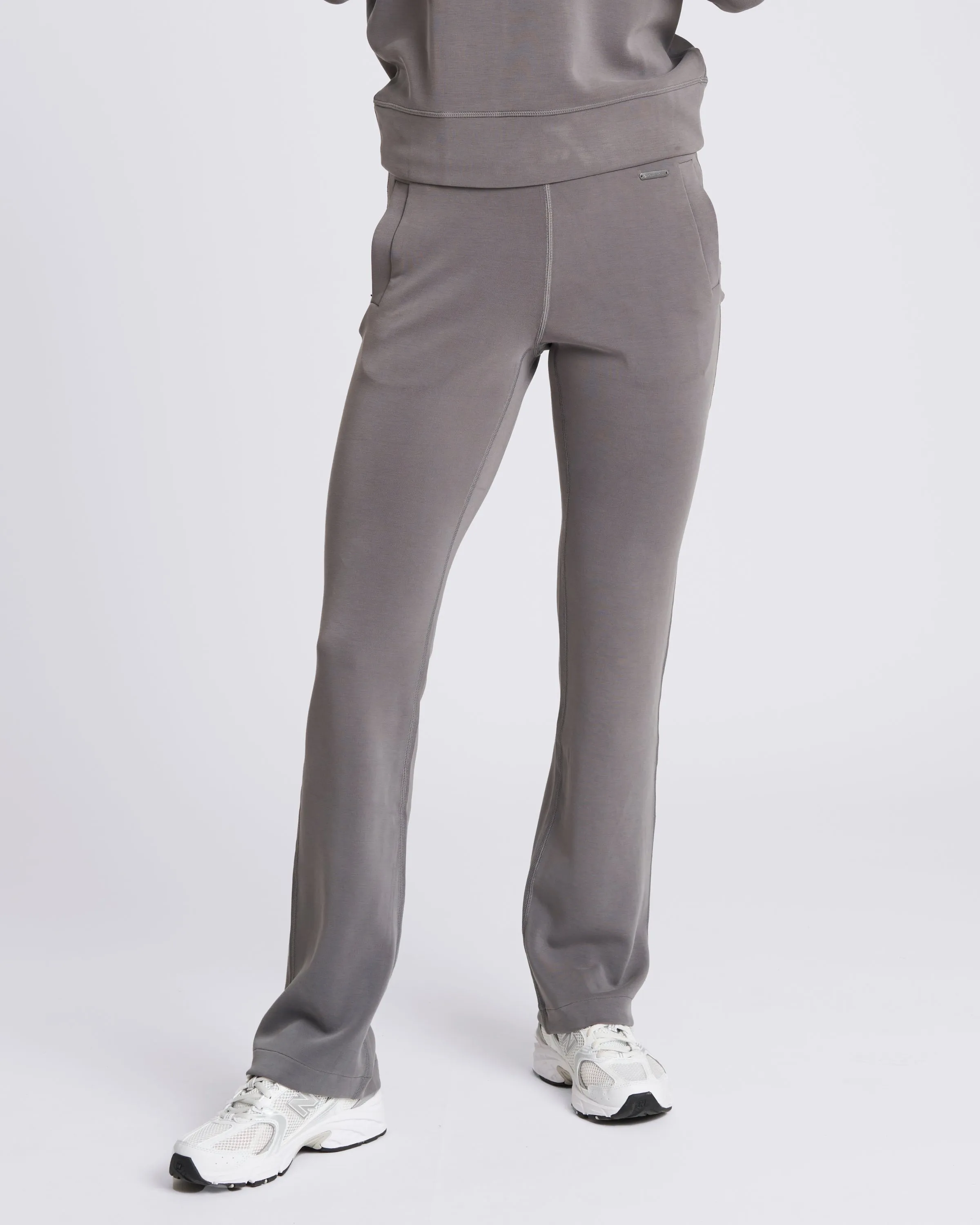 Studio UltraSoft Wide Leg Pant Steel Grey