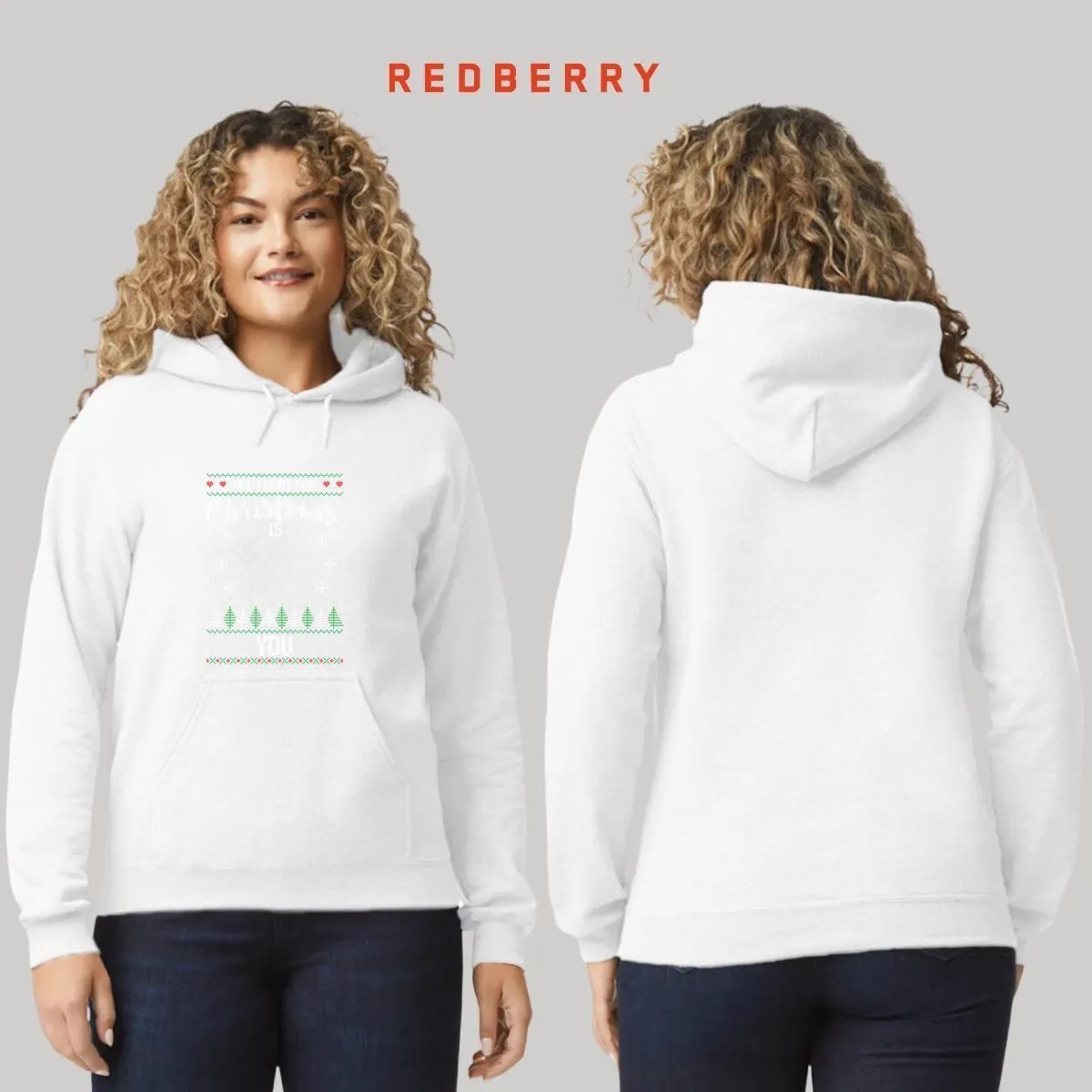 Sudadera Deportiva Mujer Navideña Hoodie 023