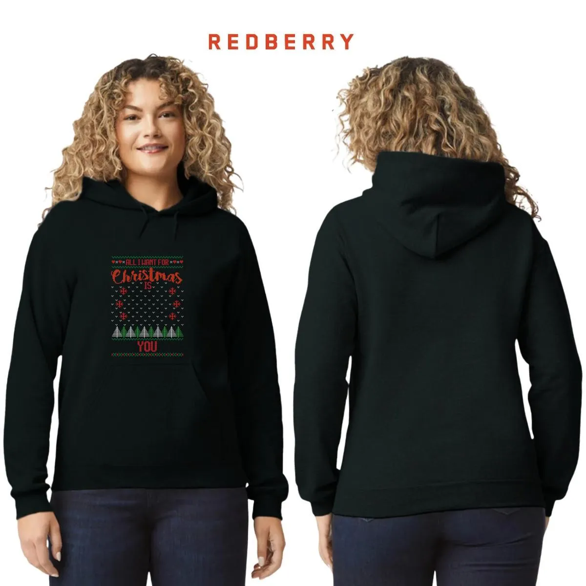 Sudadera Deportiva Mujer Navideña Hoodie 023