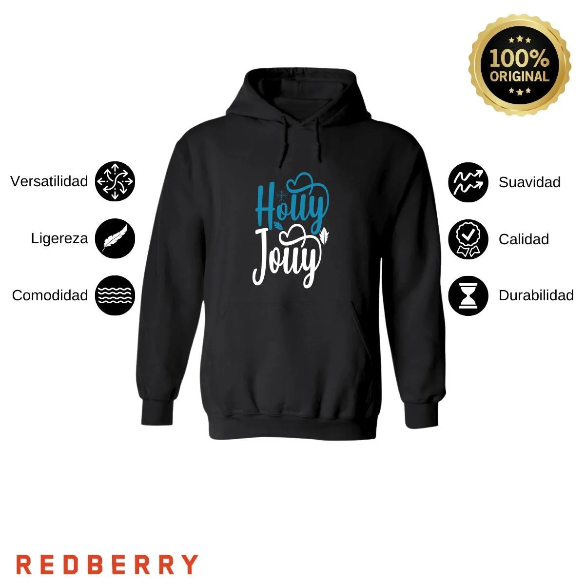 Sudadera Deportiva Mujer Navideña Hoodie 047