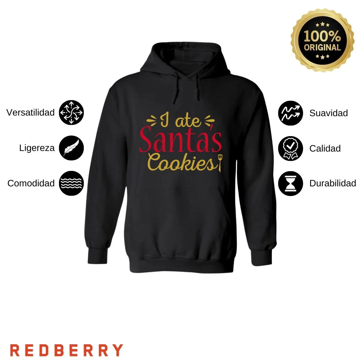 Sudadera Deportiva Mujer Navideña Hoodie 049