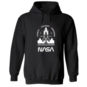 Sudadera Mujer Hoodie Nasa Cohete