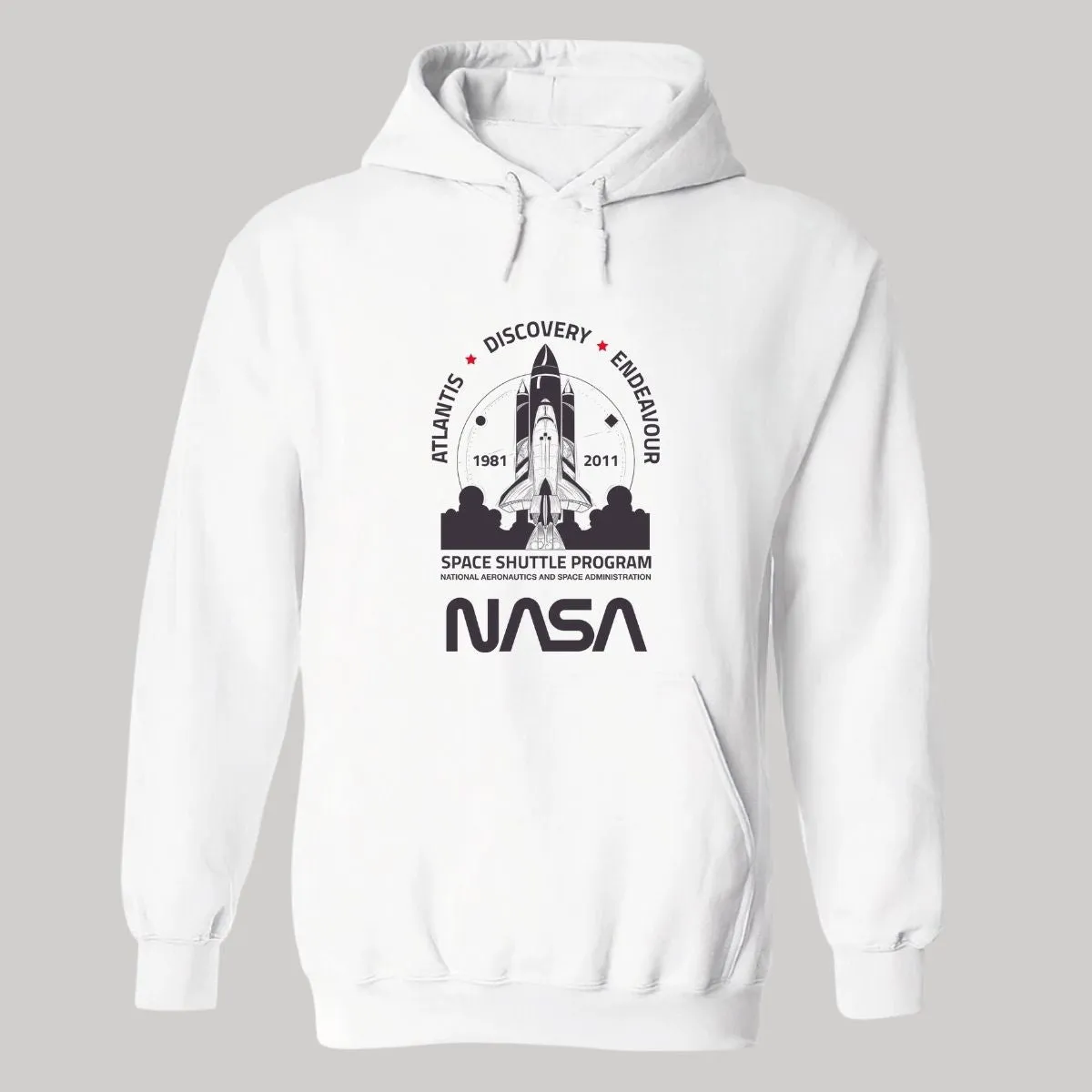 Sudadera Mujer Hoodie Nasa Cohete